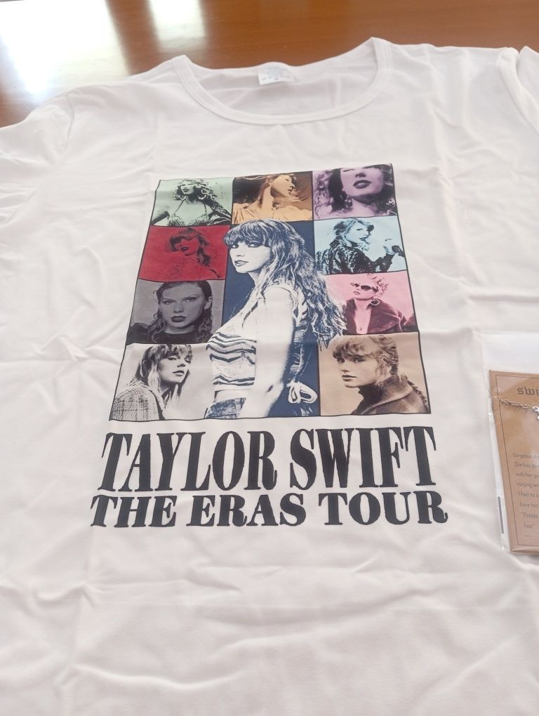 T-shirt Taylor Swift - Eras Tour + colar