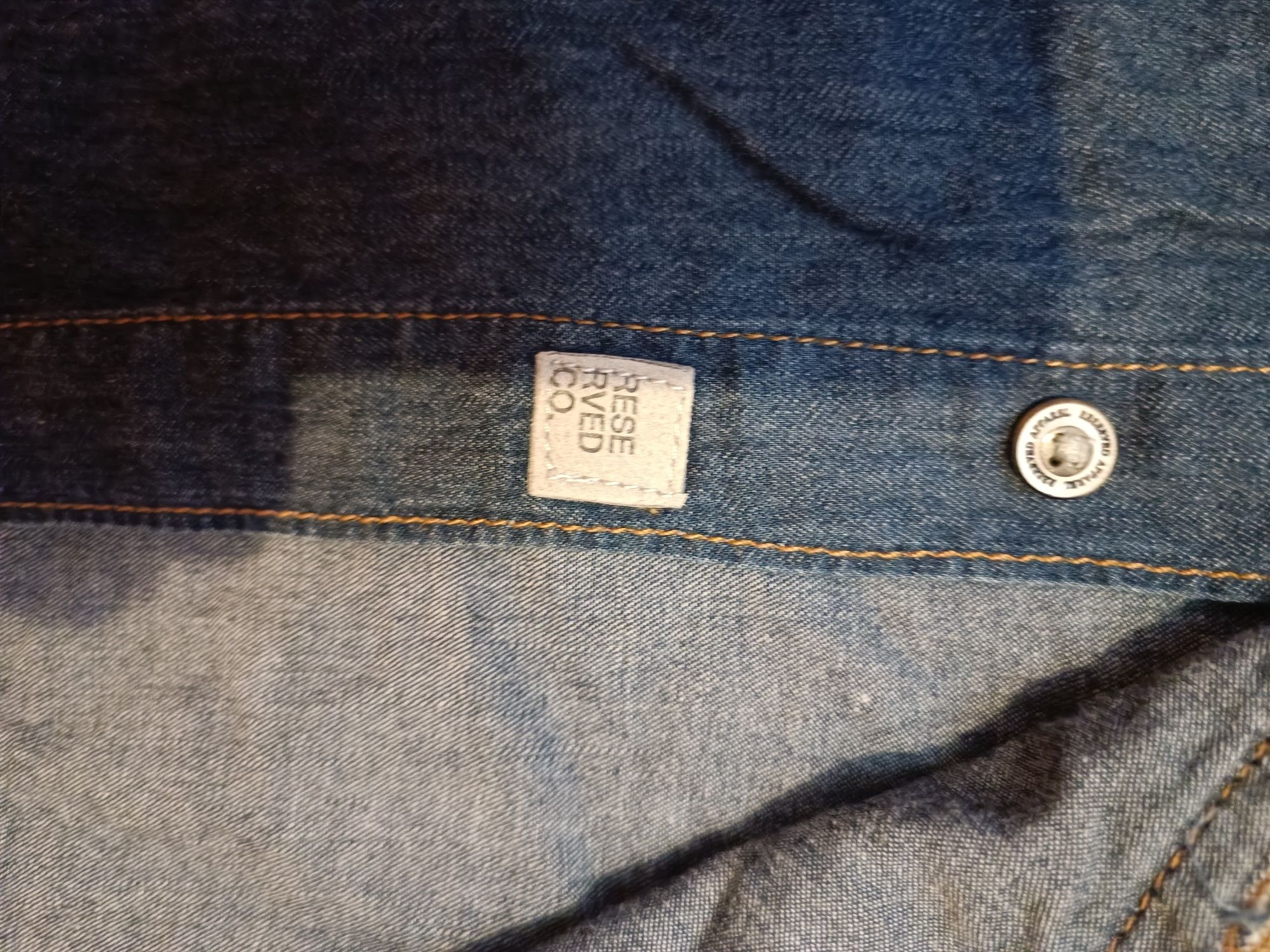 Koszula typu jeans z krótkim rękawem