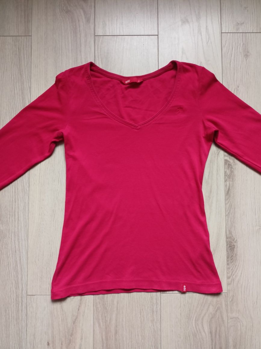 sweter / koszulka z dekoltem V / edc / roz. S