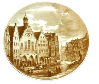 Kaiser porcelana niemiecka talerz kolekcjonerski Frankfurt