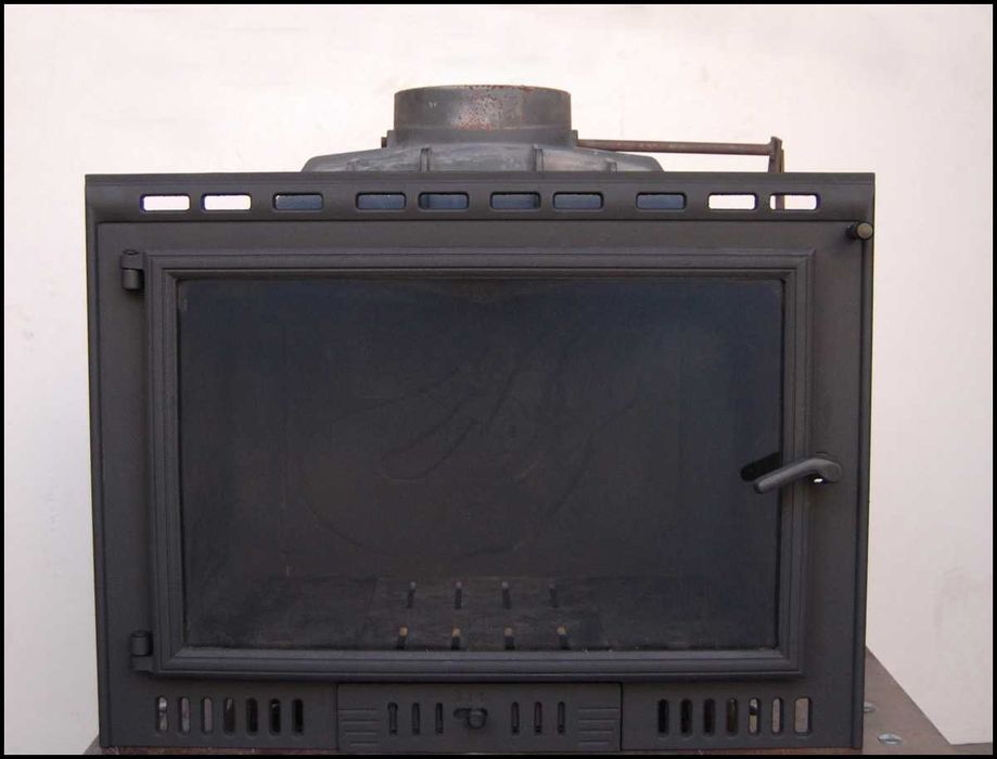 Wkład kominkowy | żeliwo | rury