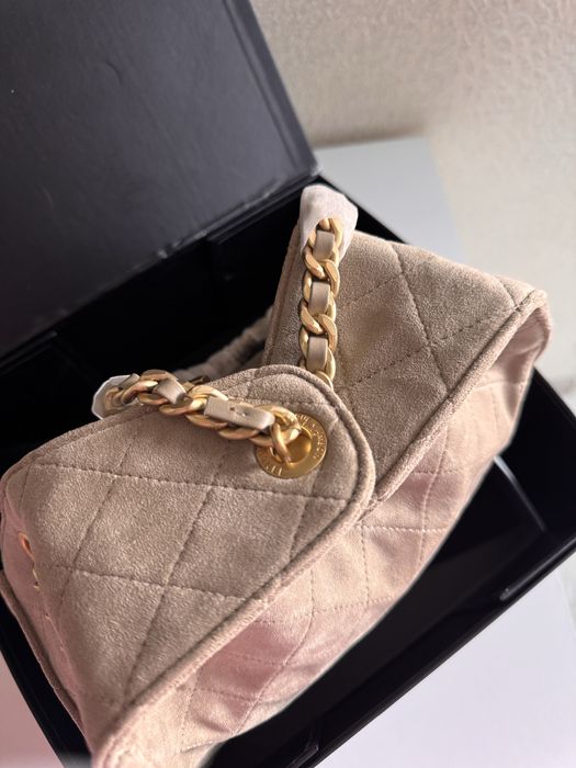 Трендова жіноча сумка Chanel Hobo | натуральна замша