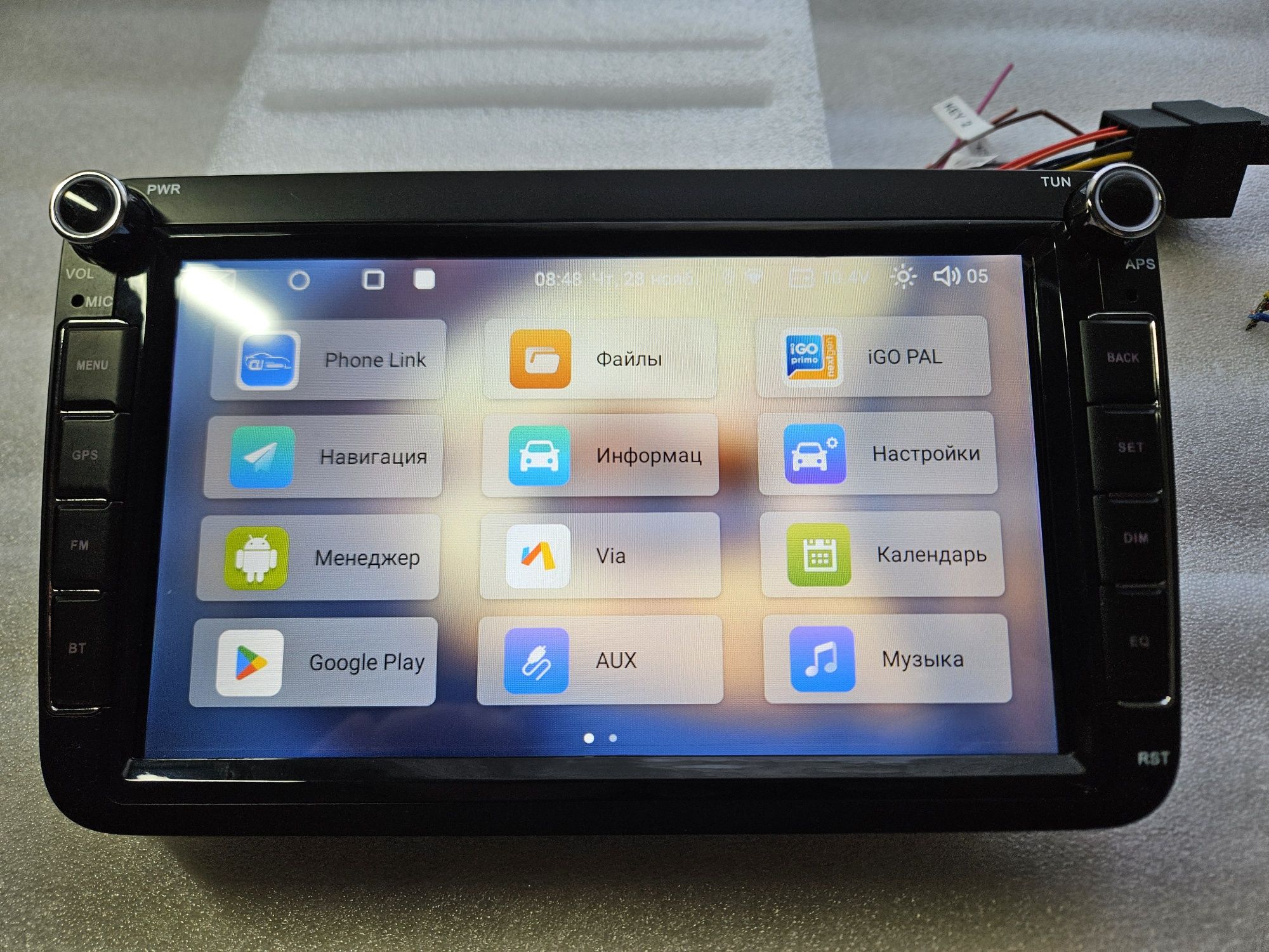 Автомагнітола 4/64GB DSP_TDA7851 Volkswagen Skoda Seat android+камера