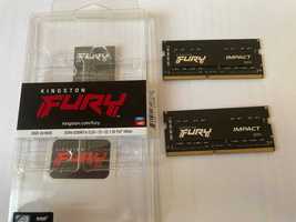 Pamięć RAM KINGSTON Fury Impact 16GB 3200MHz-nowa (zestaw)
