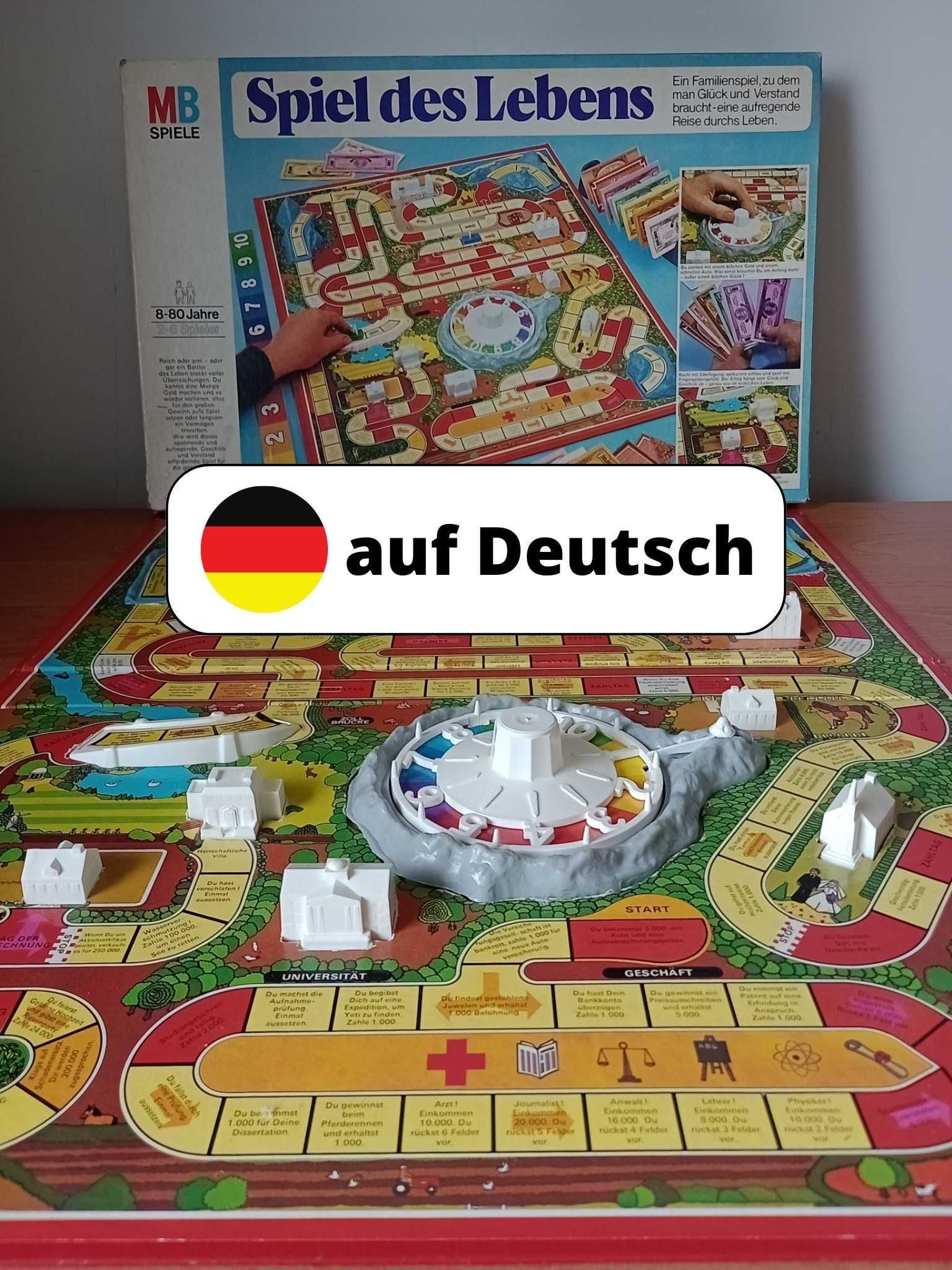 Gra planszowa Spiel des Lebens Life Życie po niemiecku unikat
