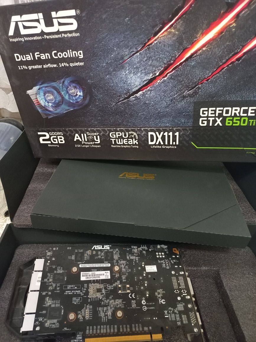 Відеокарта Asus GeForce GTX 650ti  2 Gb