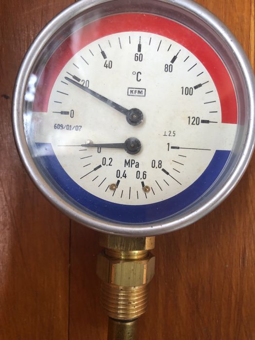 Термоманометр для тиску та температури