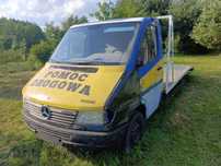 Mercedes-Benz Sprinter  Pomoc drogowa autolaweta SPRINTER po naprawie blacharskiej