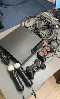 Konsola PS3 sony - Playstation 3 + gra, kamerka i dżojstiki