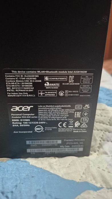 Computador Gaming Acer|Com Garantia