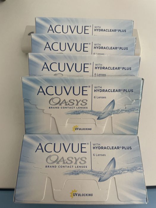 soczewki kontaktowe Acuvue (wada -2.75)