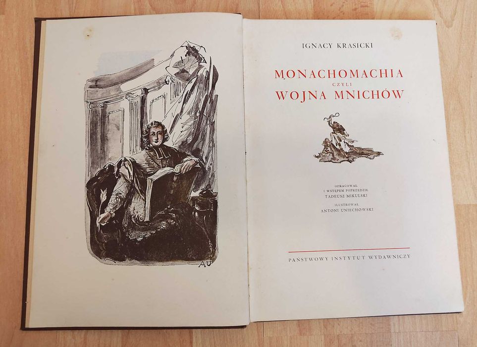 1954 Ignacy Kraśicki "Monachomachia" - Perełka na OLX