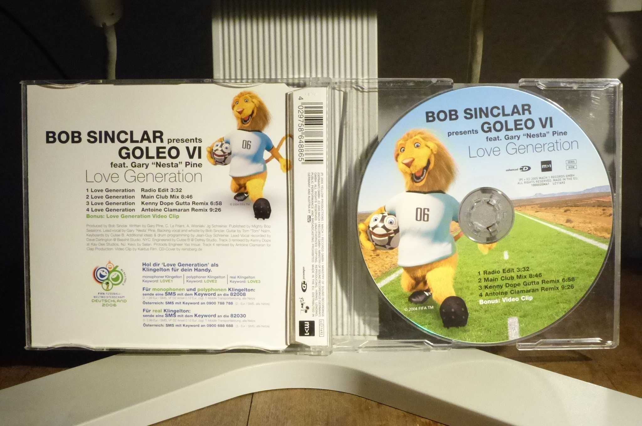 Bob Sinclar Presents Goleo VI Feat. Gary "Nesta" Pine Love Generation