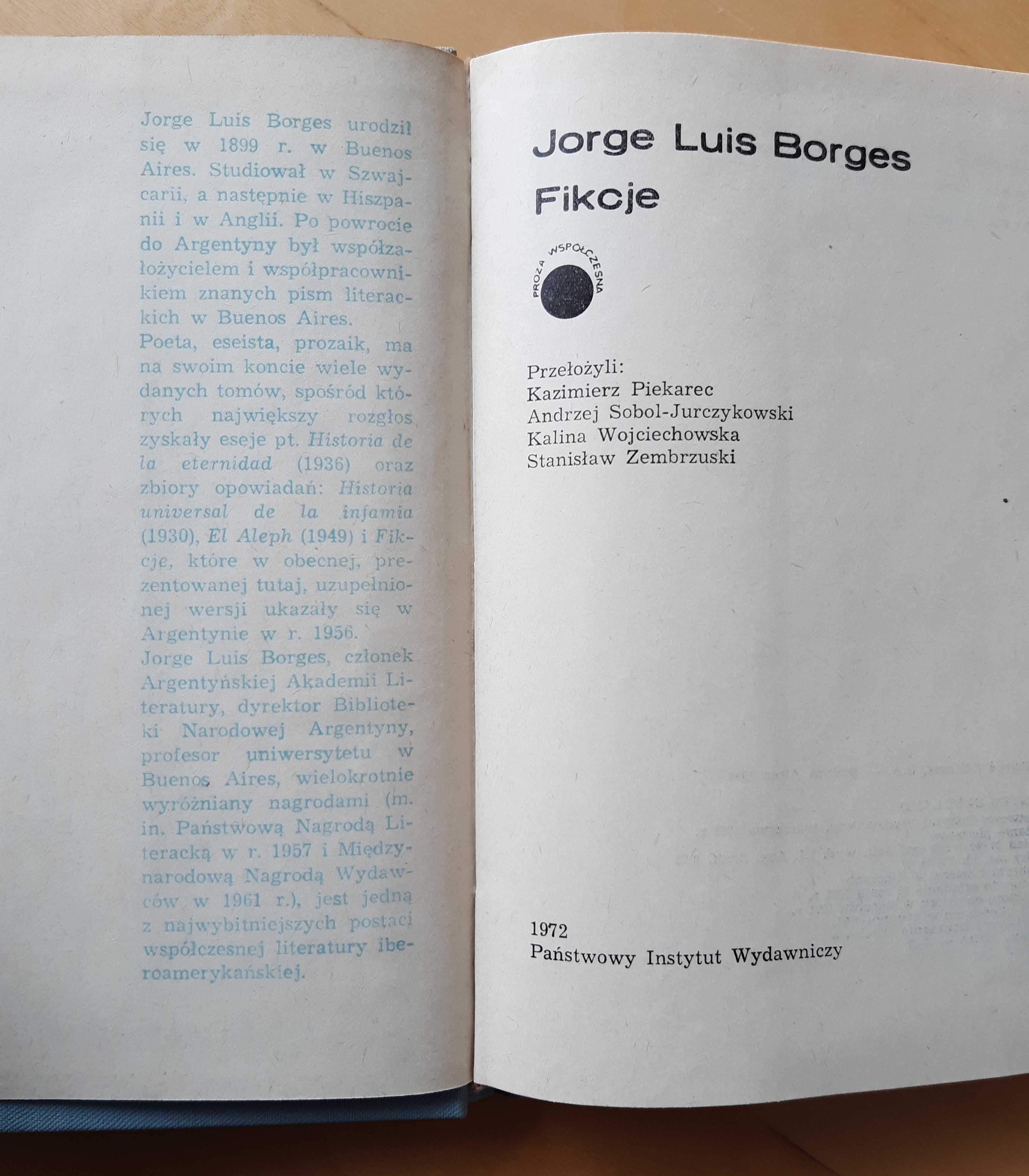 Jorge Luis Borges - Fikcje