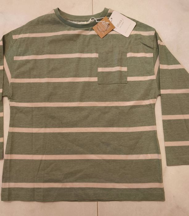 Camisola Verde Riscas Nova da Sfera