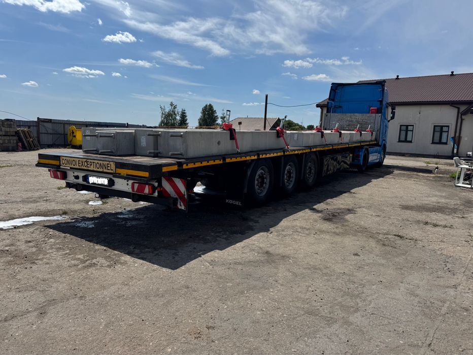 Naczepa platforma Kogel koegel