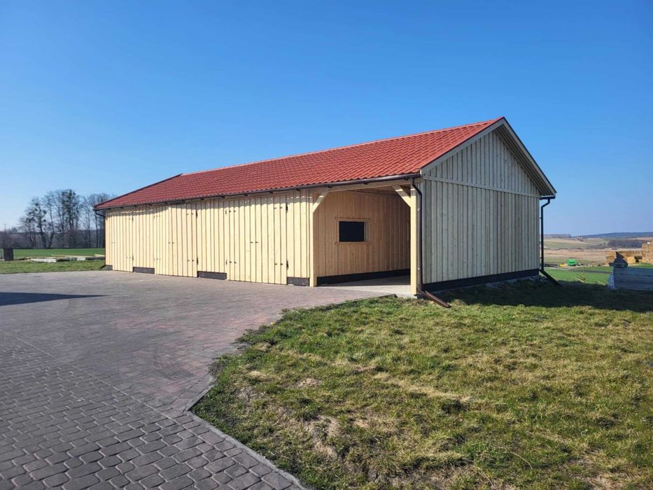 Garaż Wiata Drewniana