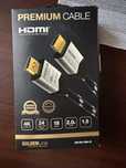 Kabel Premium HDMI 4K 18Gbps w oplocie - nowy