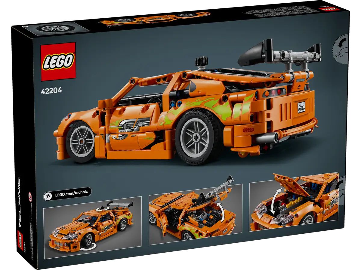 LEGO Technic Fast and Furious Toyota Supra MK4 42204