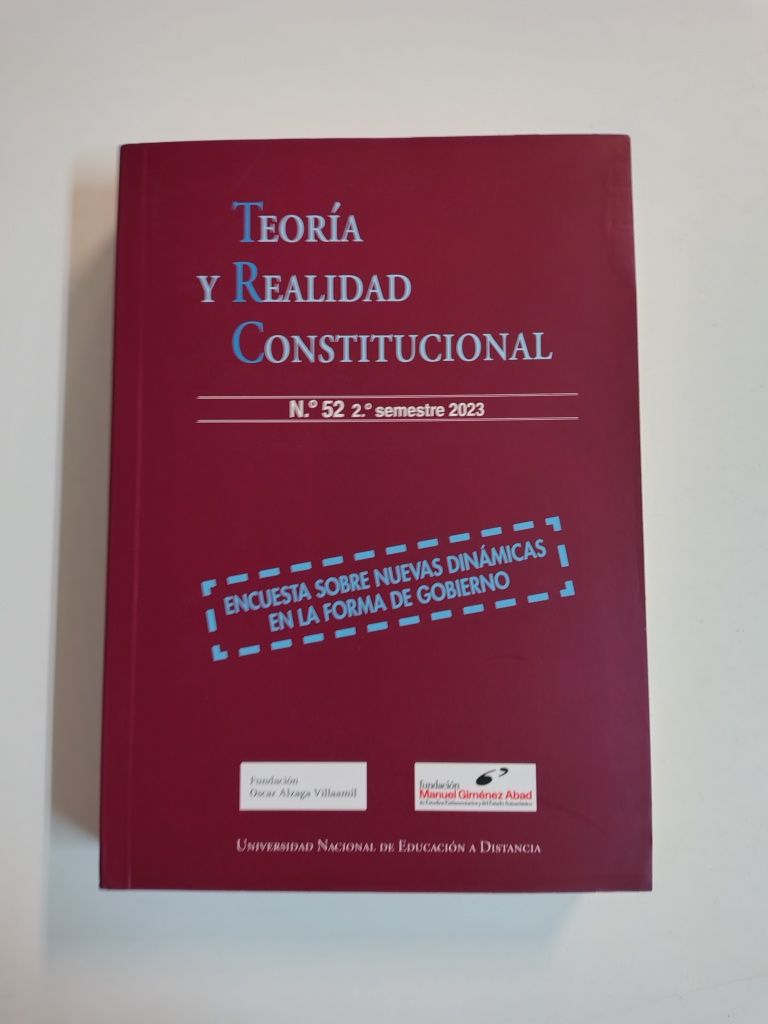Teoría y Realidade Constitucional n° 52

N° 52 2° Semestre 2023

Sem a