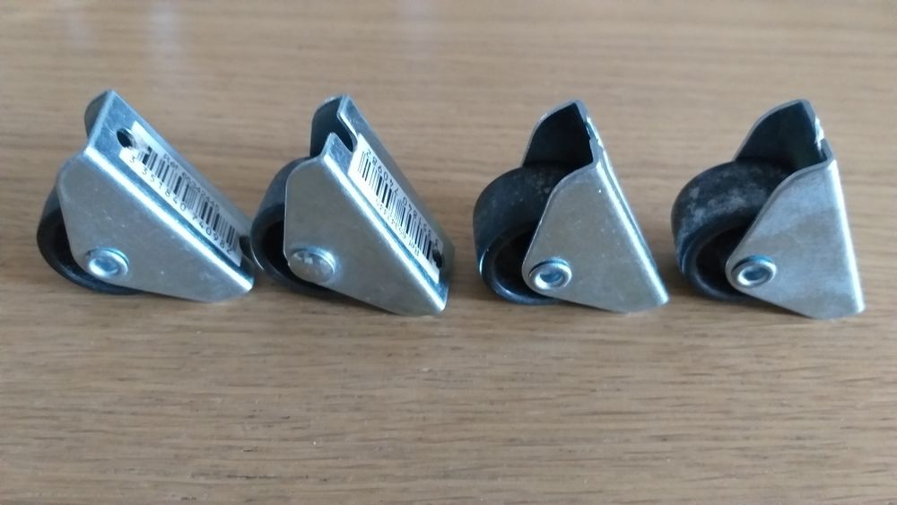 Conjunto de Rodizios roldanas rodas