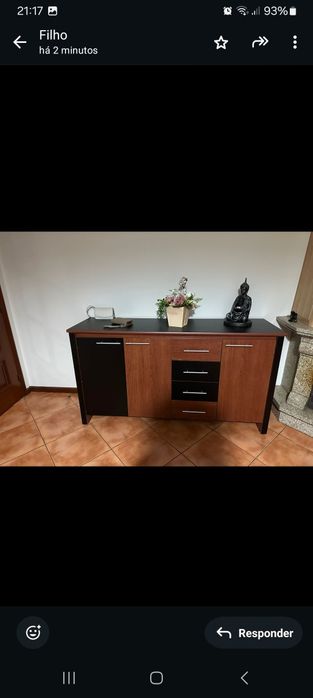 Móveis  de sala estante e aparador de 4 portas