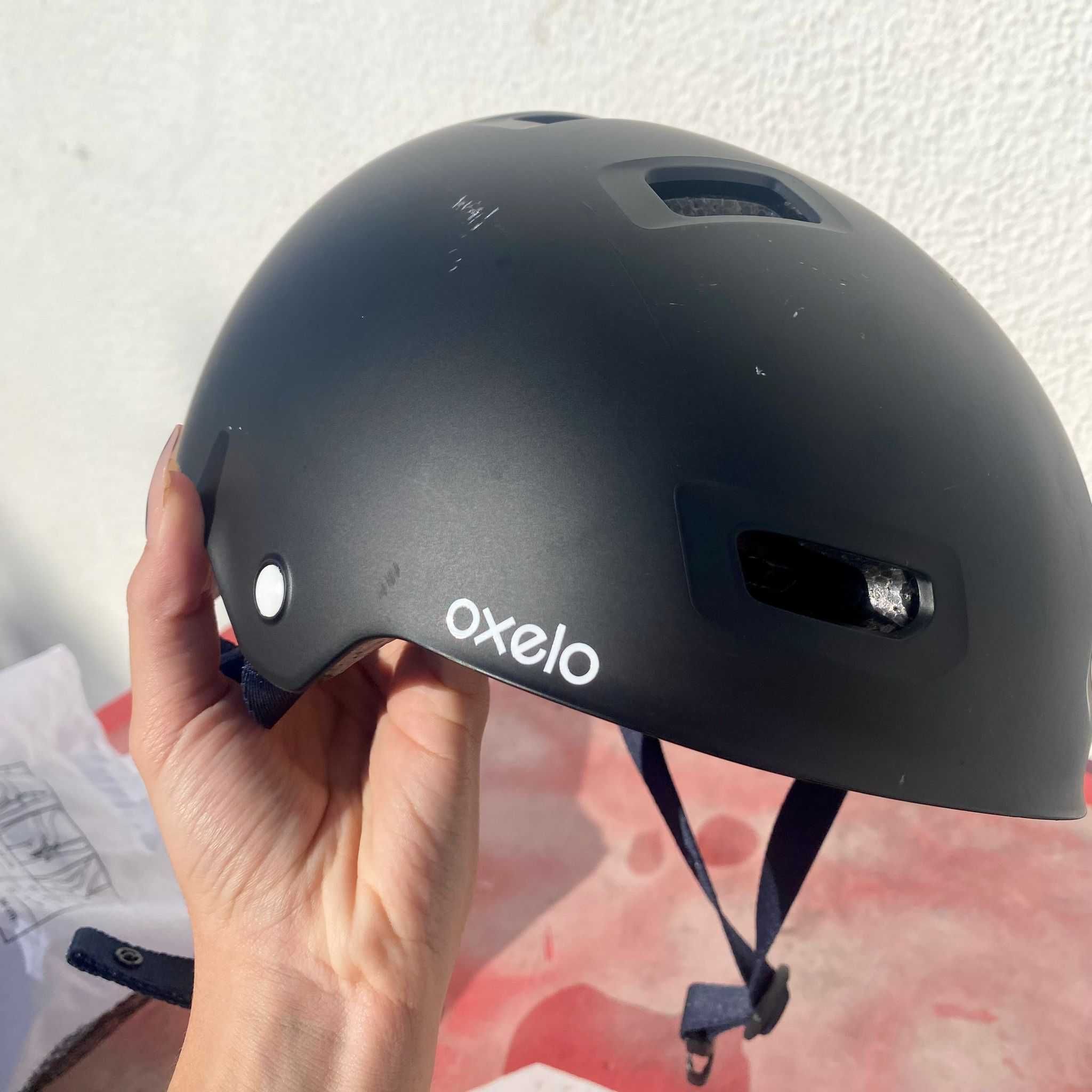 Capacete + proteções para Patins/Skate/Trotinet OXELO