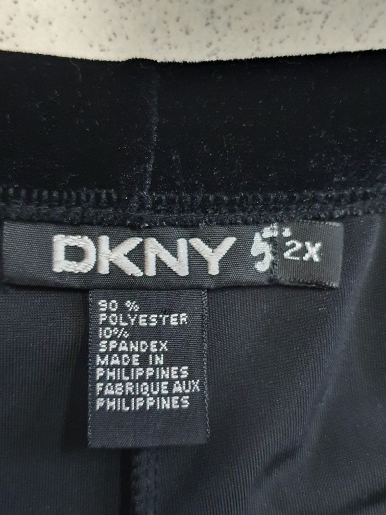 DKNY spodnie dresowe welurowe na gumce 52 do 58