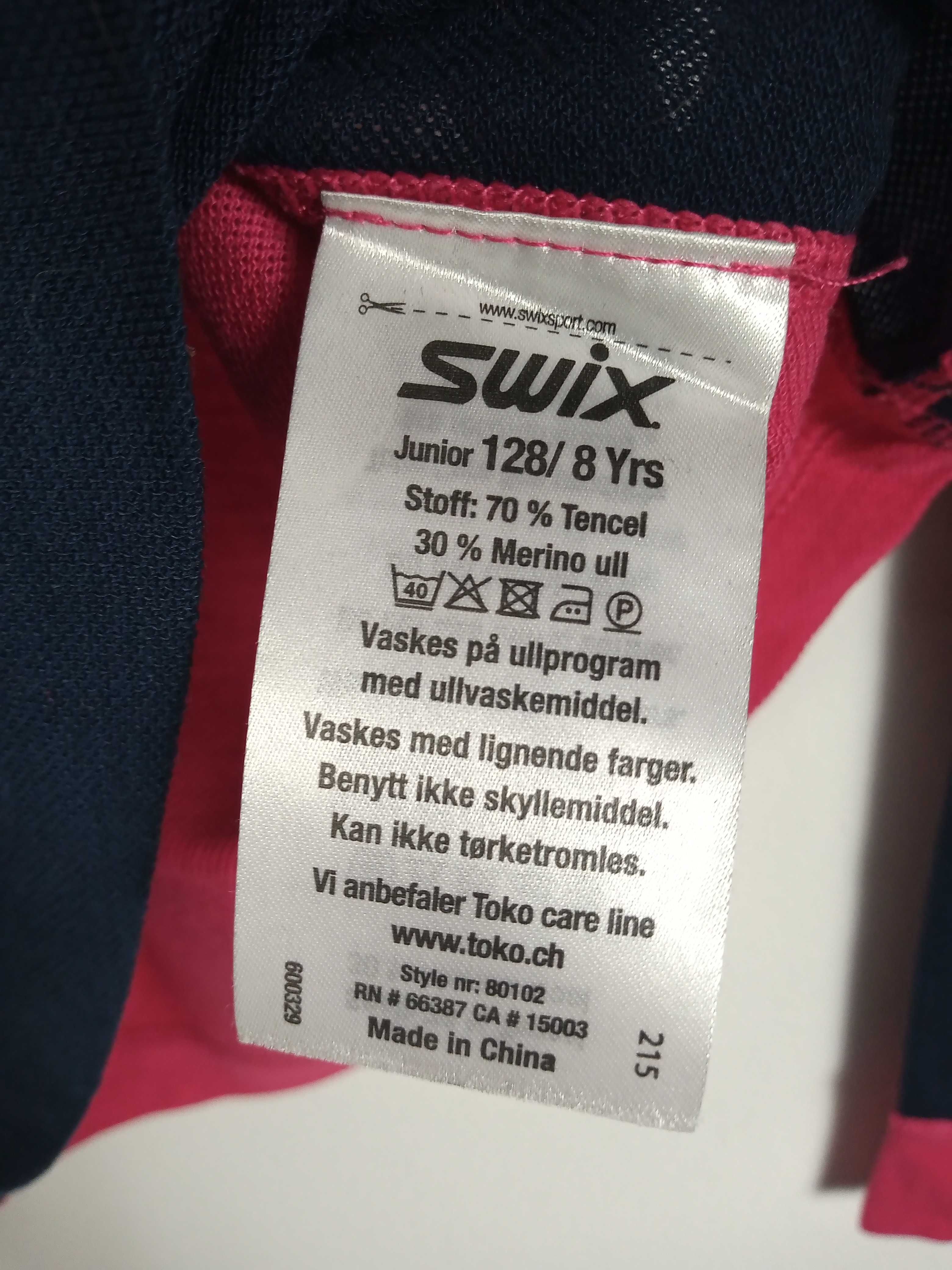 Swix termoaktywna bluzeczka merino 128 cm