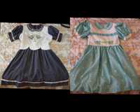 vestido para menina de 10 anos - cerimonia - azul / verde