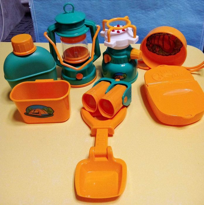 Ігровий набір для кемпінгу Givito, кухня, пічка, плита, посуда, посуд