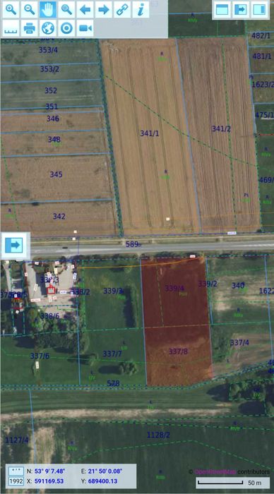 Grunty inwestycyjne przy DK61 – 8 km od Via Baltica