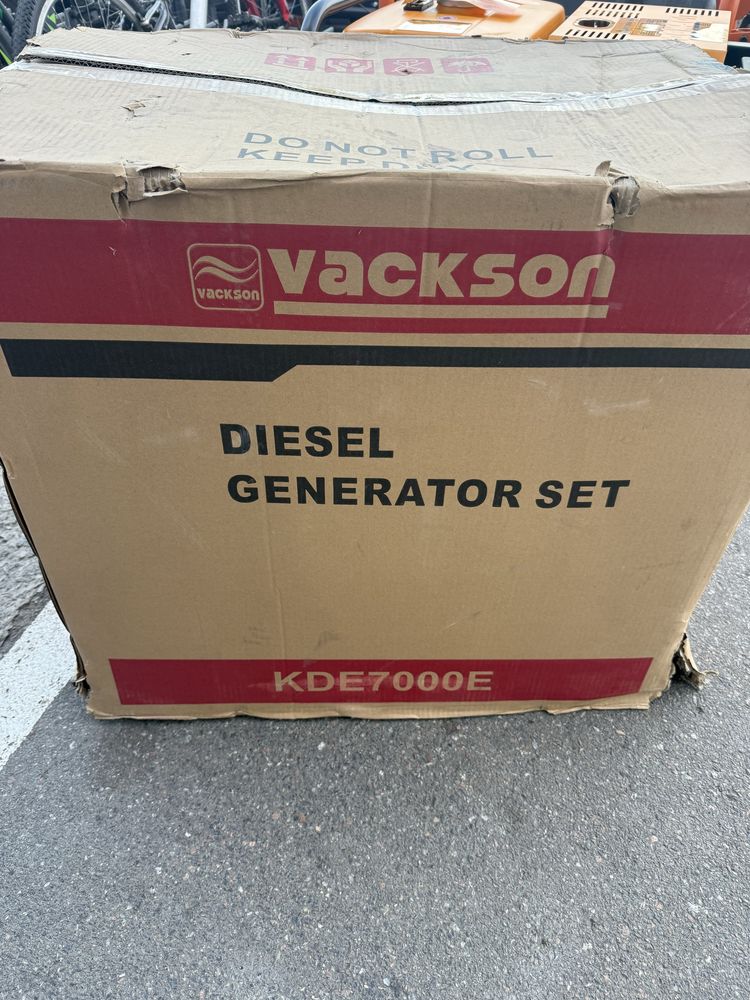 Генератор дизельний Vackson KDE7000E 5,5 кВт