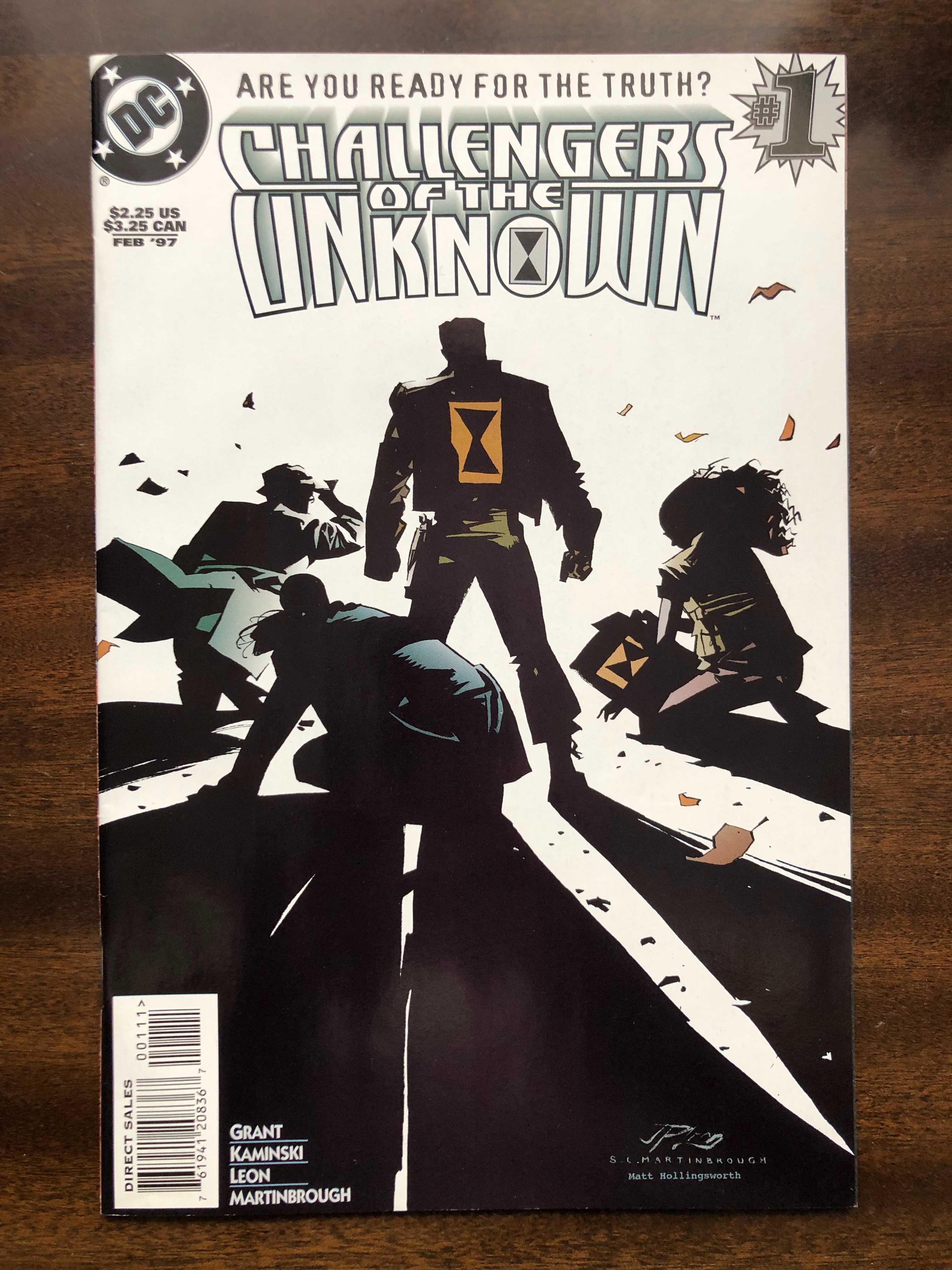 Komiks amerykański CHALLENGERS OF THE UNKNOWN, DC Comics