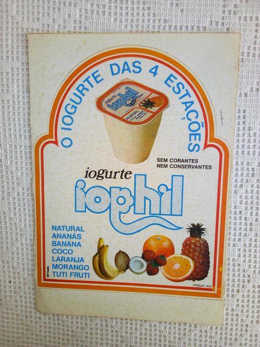 Autocolantes das pastilhas elásticas Chabel e da marca Iophil- Anos 80
