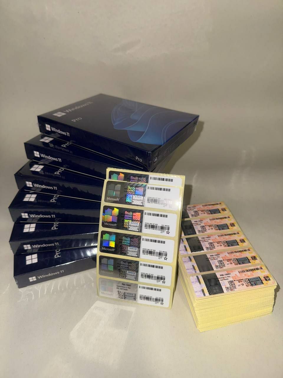 Windows 11 Pro OEM Ukraine Ліцензійний Ключ+Наклейка fqc-10557 sticker