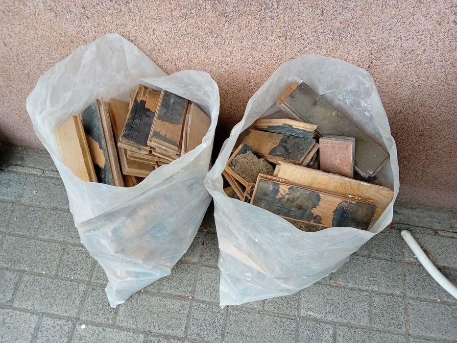 Parkiet dębowy z demontażu