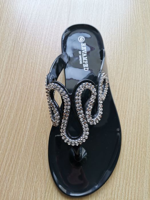 Sandália verão preta