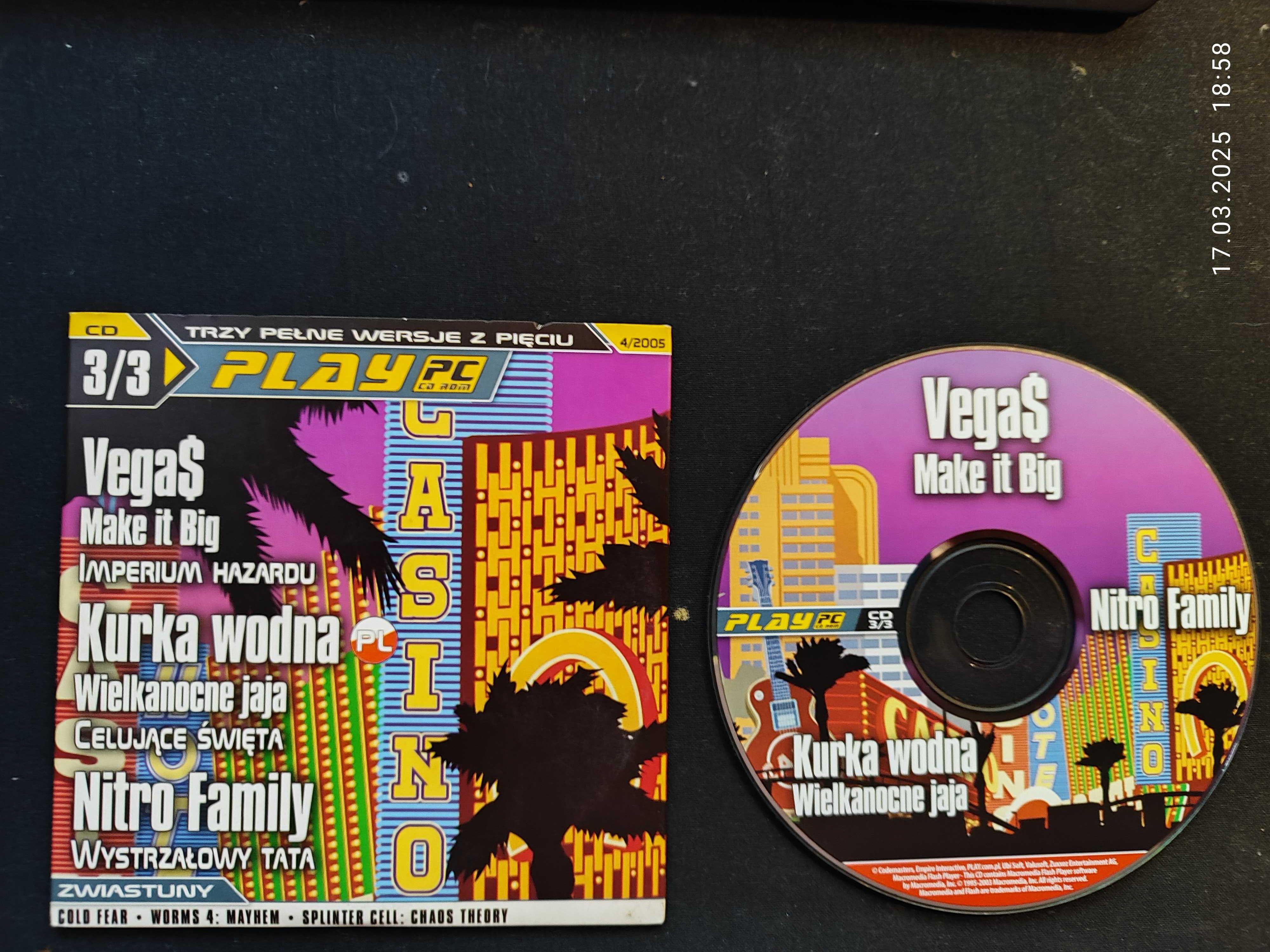 Kurka Wodna Wielkanocne Jaja + Vegas Make it Big + Nitro Family PC
