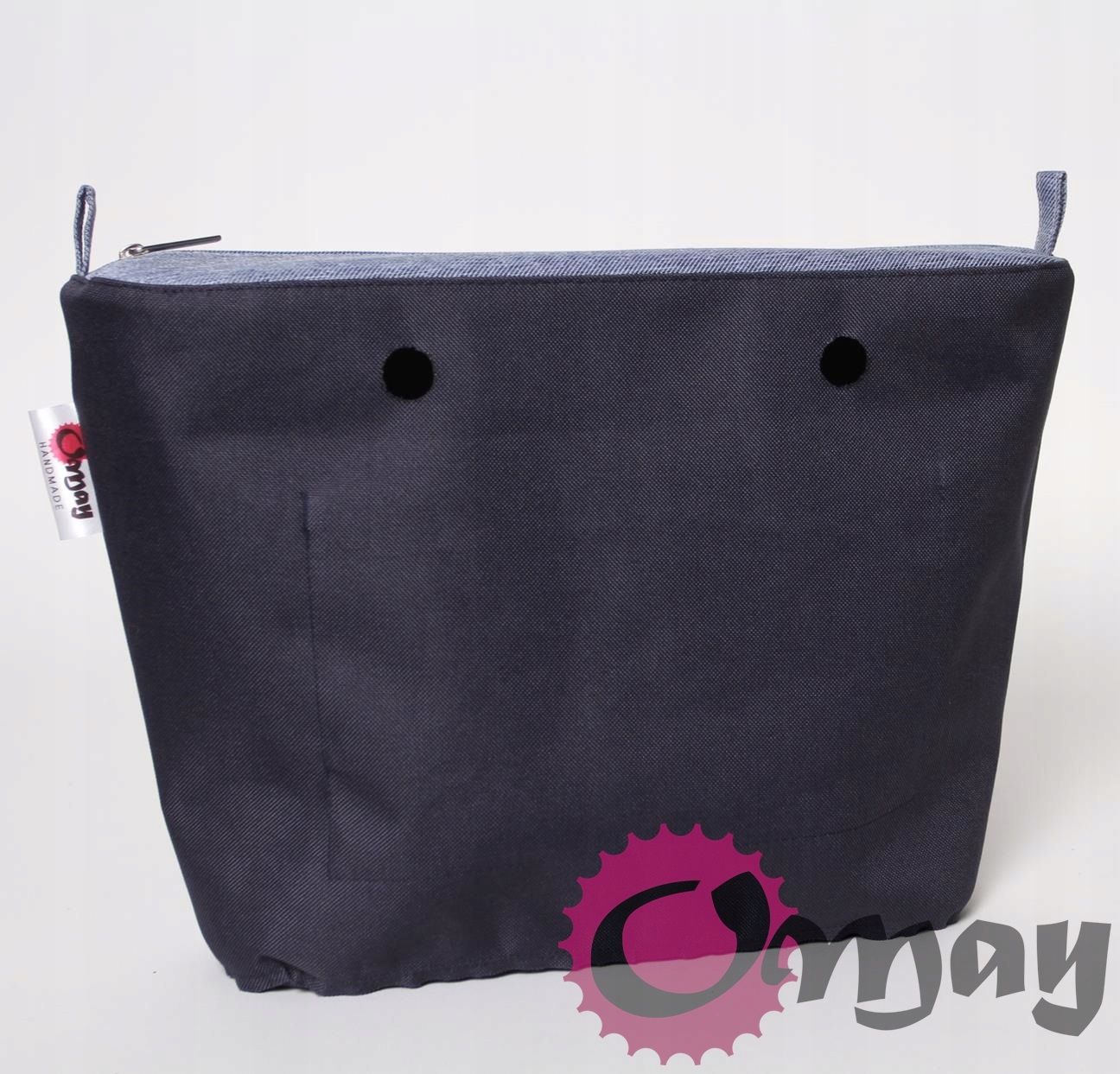 organizer OBAG STANDARD jeans niebieski wkład 2 kieszenie OMAY