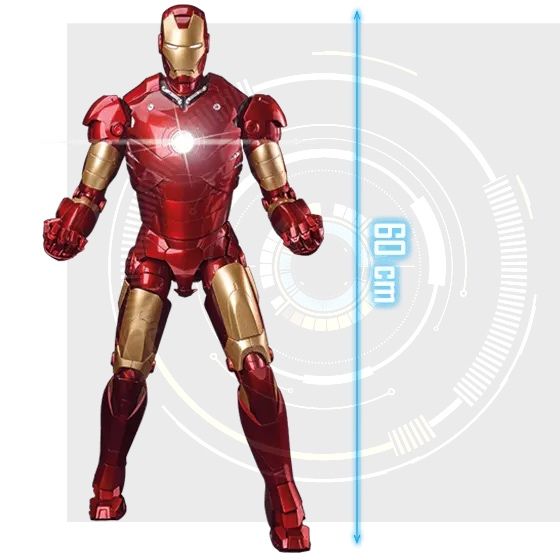 55% do Iron man do Planeta DeAgostini