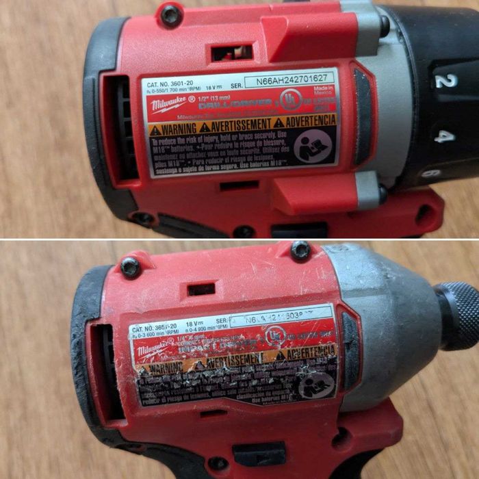Бесщеточные импульсные шуруповерты Milwaukee M18 3601-20 / 3651-20