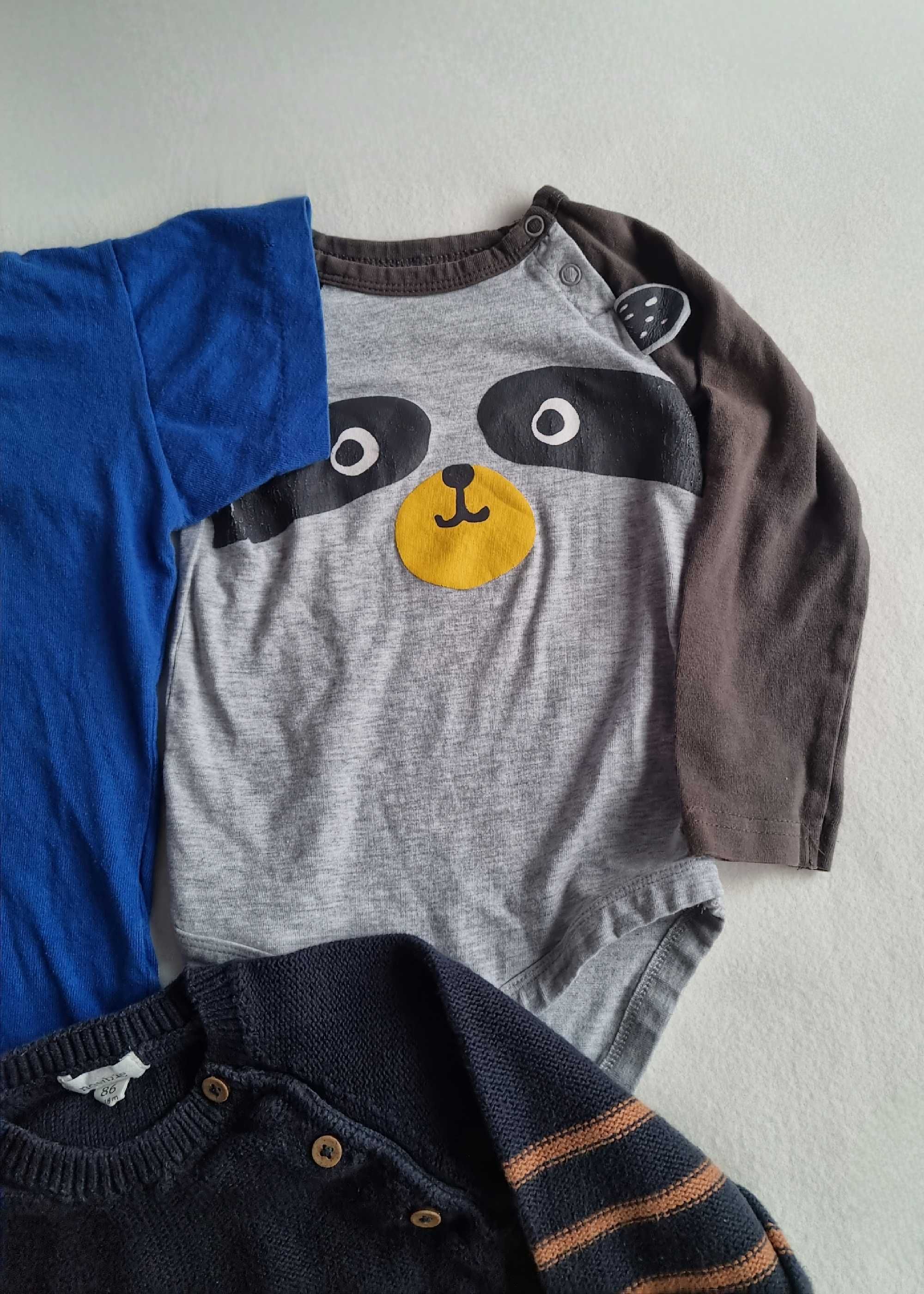 Sweter Newbie 86, rampers i body