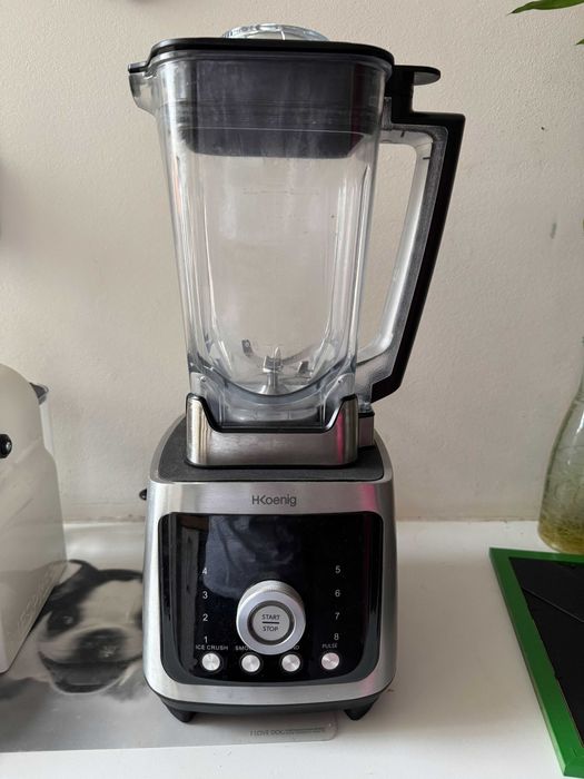 Liquidificadora H.KOENIG | 8 funções | 2000 W - 2 L | Preto