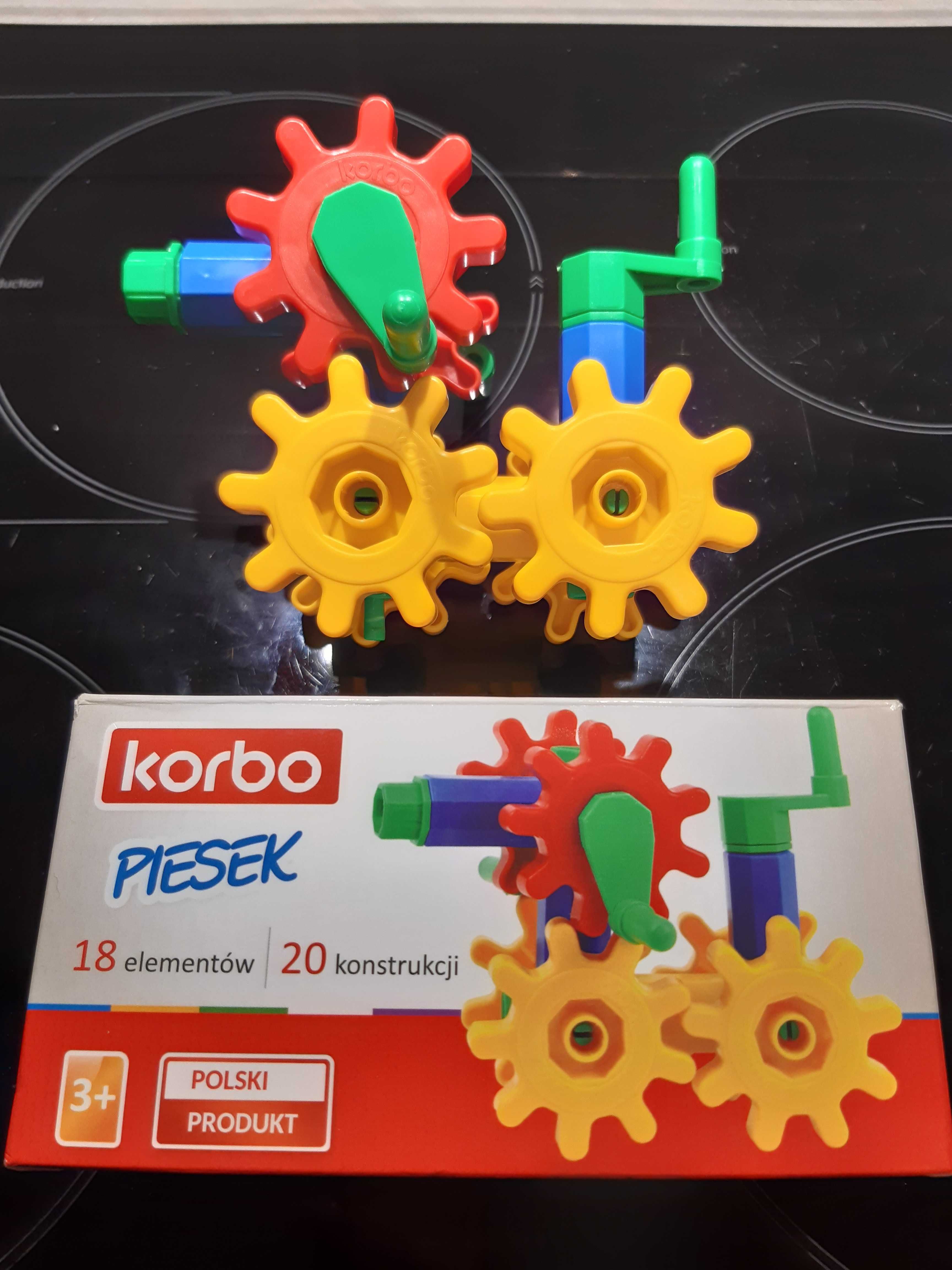 Korbo klocki konstrukcyjne piesek