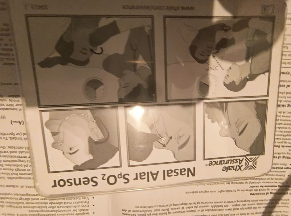 Czujnik Nasal Alar FAST SpO2  Philips saturacja ZRM INK  OIT HR