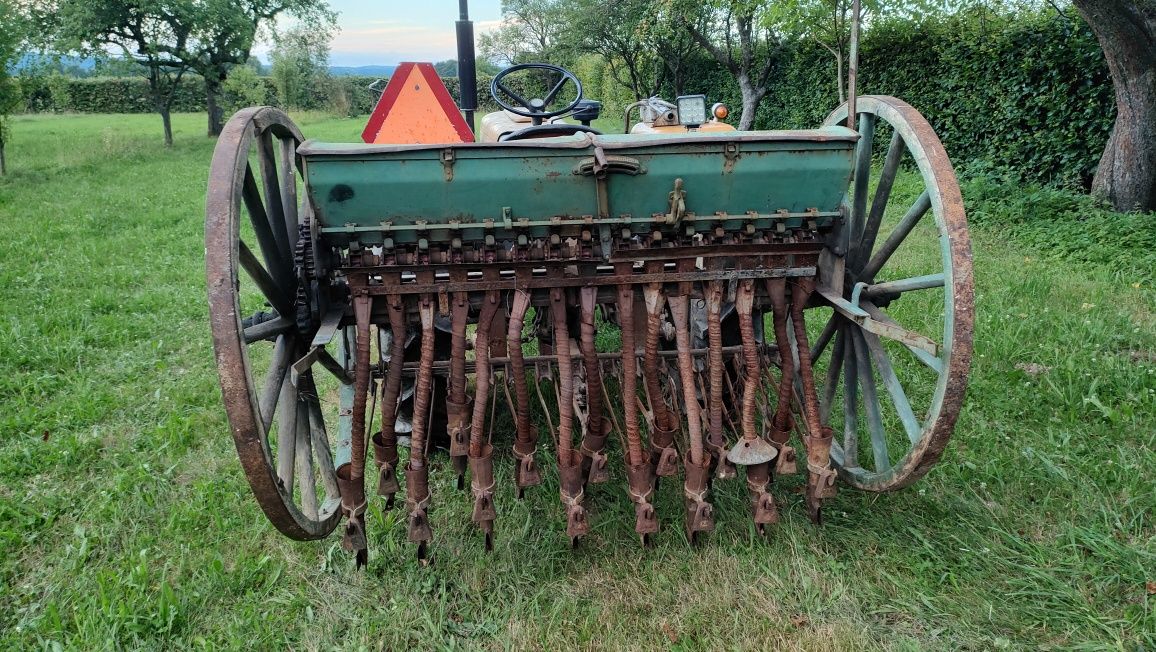 Siewnik konny KR-15 KRAJ przerobiony do ciągnika / traktora