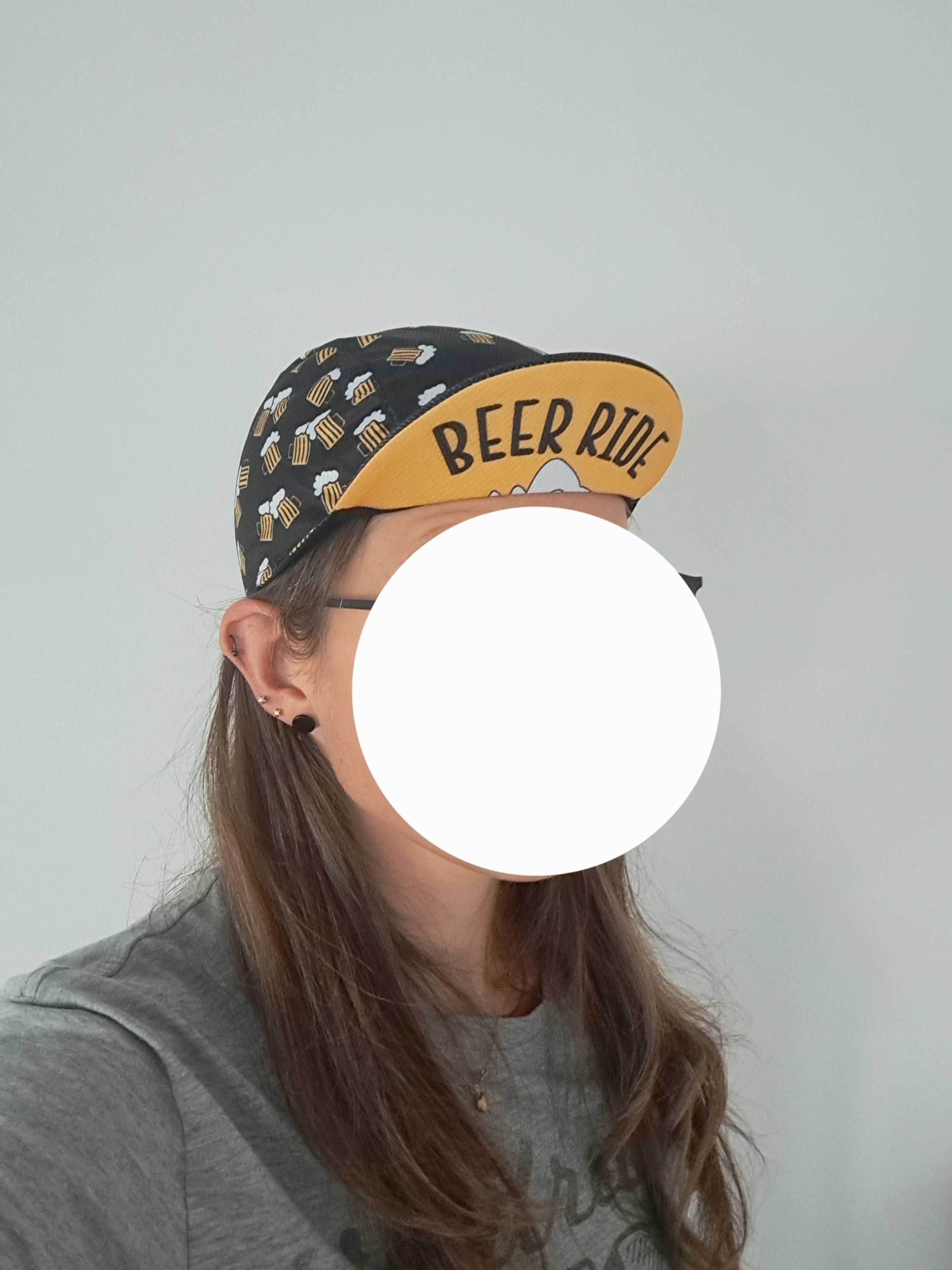 Czapeczka czapka kolarska rowerowa pod kask