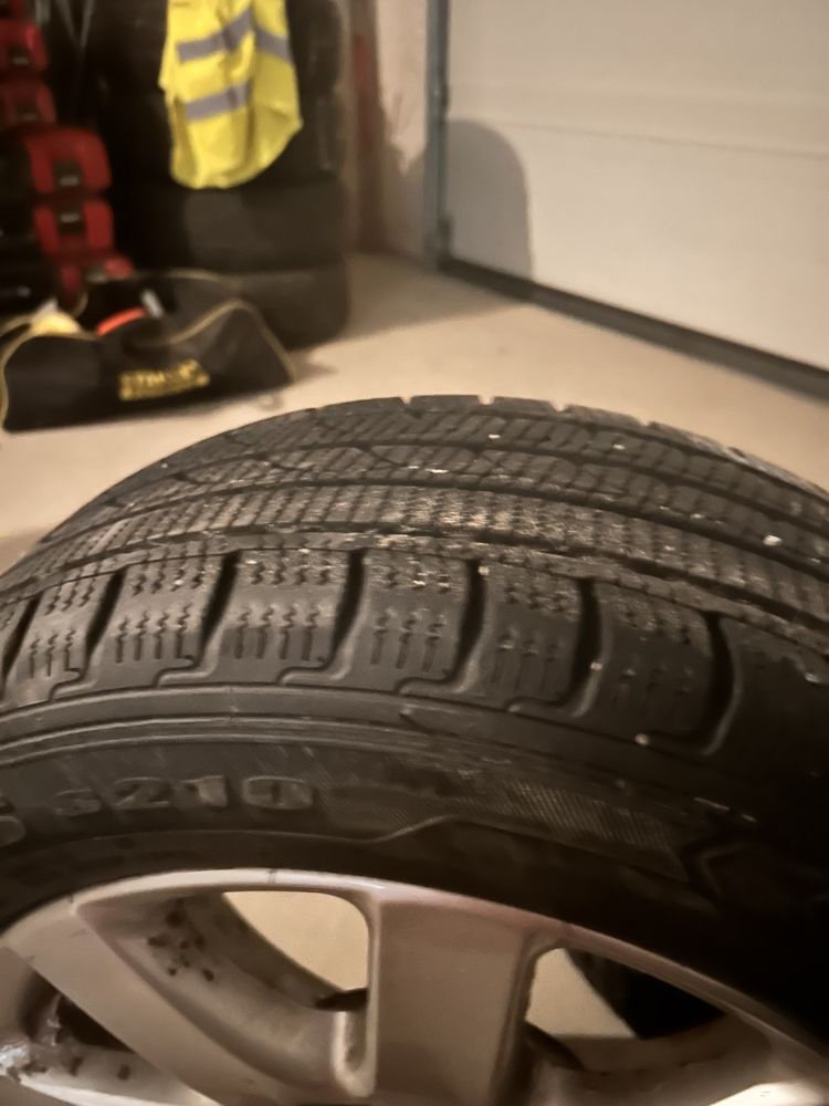 Opny zimowe wraz z alufelgami vw