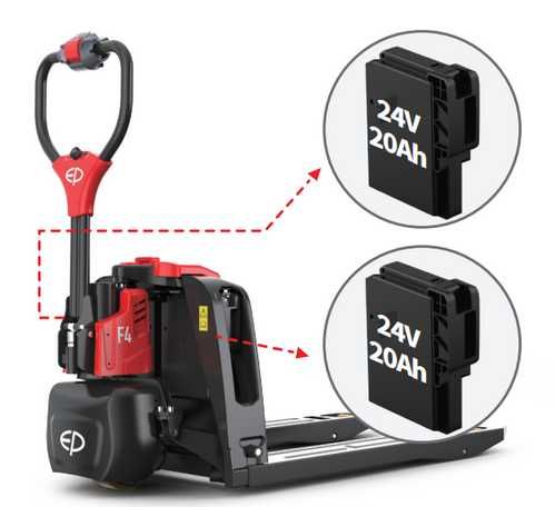NOWY Elektryczny Paletowy Paleciak Wózek EP F4 115cm kpl b/Li-Ion